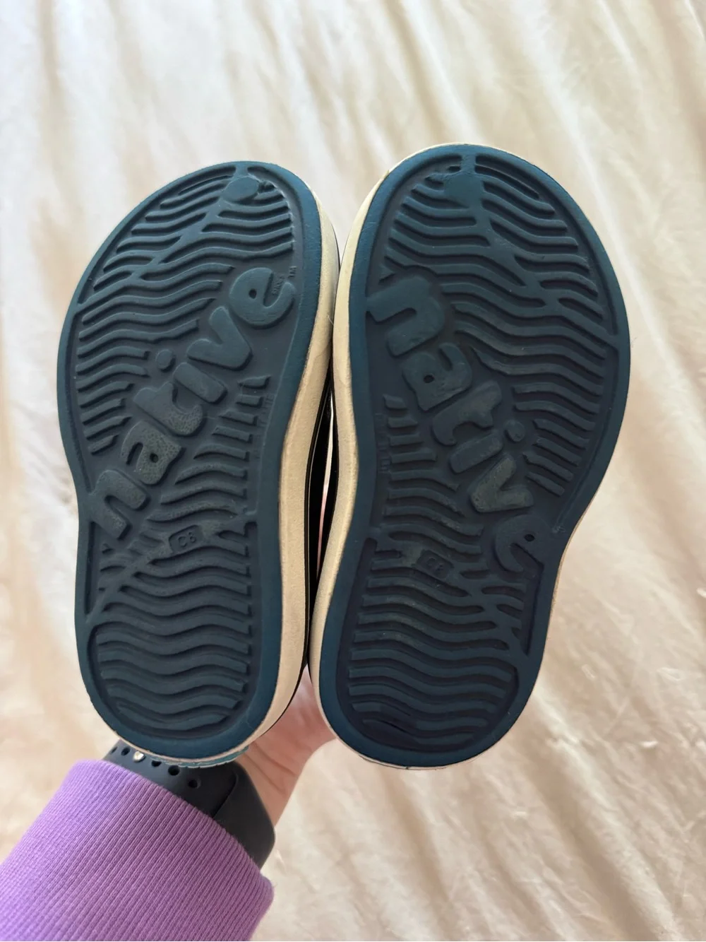 Native Miles Slip-On Kids Shoes - Navy